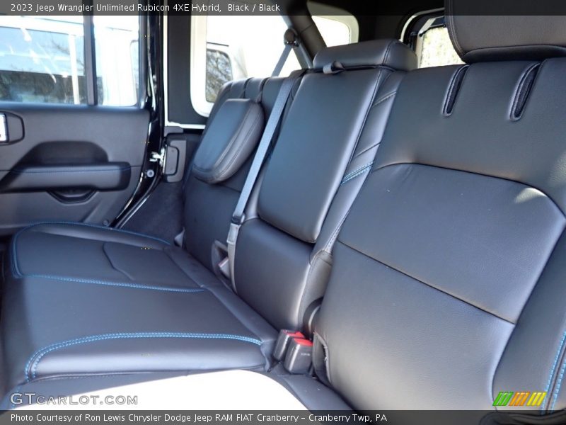 Black / Black 2023 Jeep Wrangler Unlimited Rubicon 4XE Hybrid
