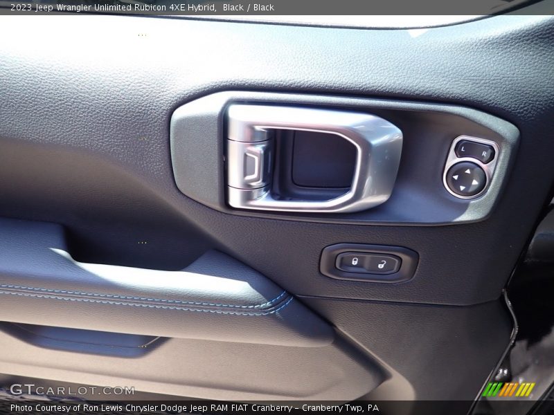 Black / Black 2023 Jeep Wrangler Unlimited Rubicon 4XE Hybrid