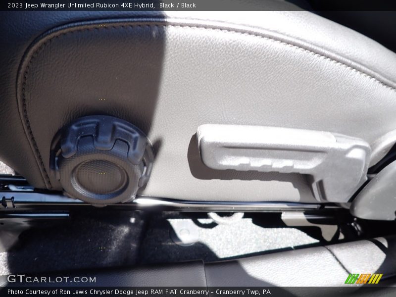 Black / Black 2023 Jeep Wrangler Unlimited Rubicon 4XE Hybrid