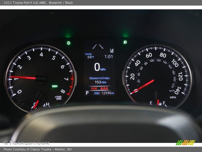 Blueprint / Black 2021 Toyota RAV4 XLE AWD