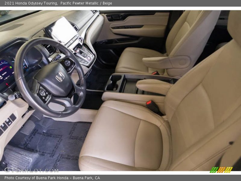 Front Seat of 2021 Odyssey Touring