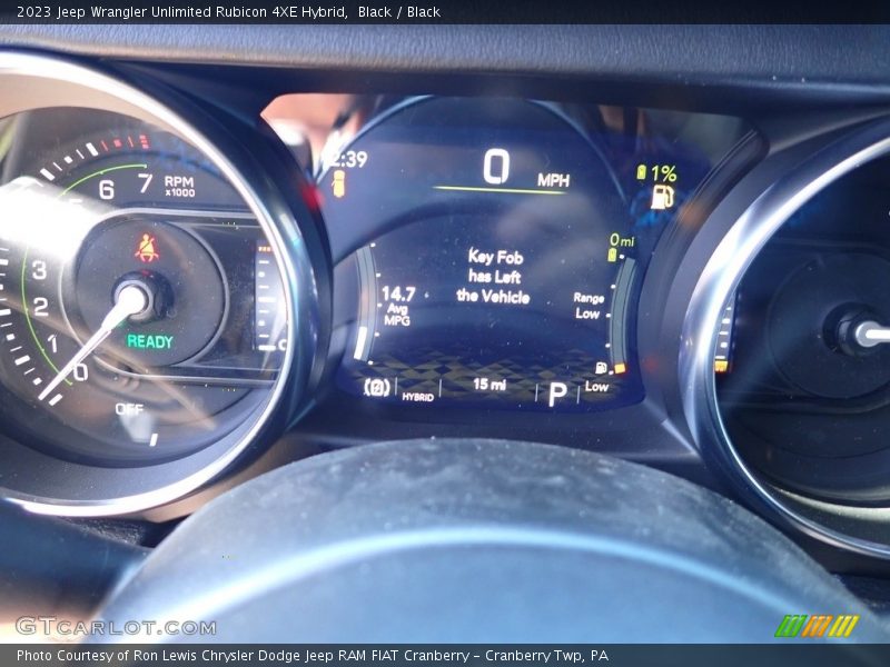 Black / Black 2023 Jeep Wrangler Unlimited Rubicon 4XE Hybrid