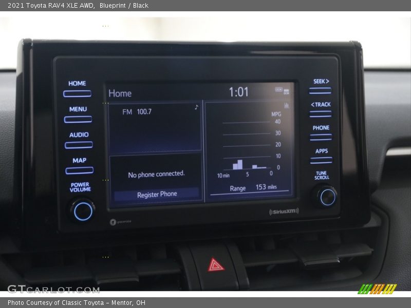 Blueprint / Black 2021 Toyota RAV4 XLE AWD