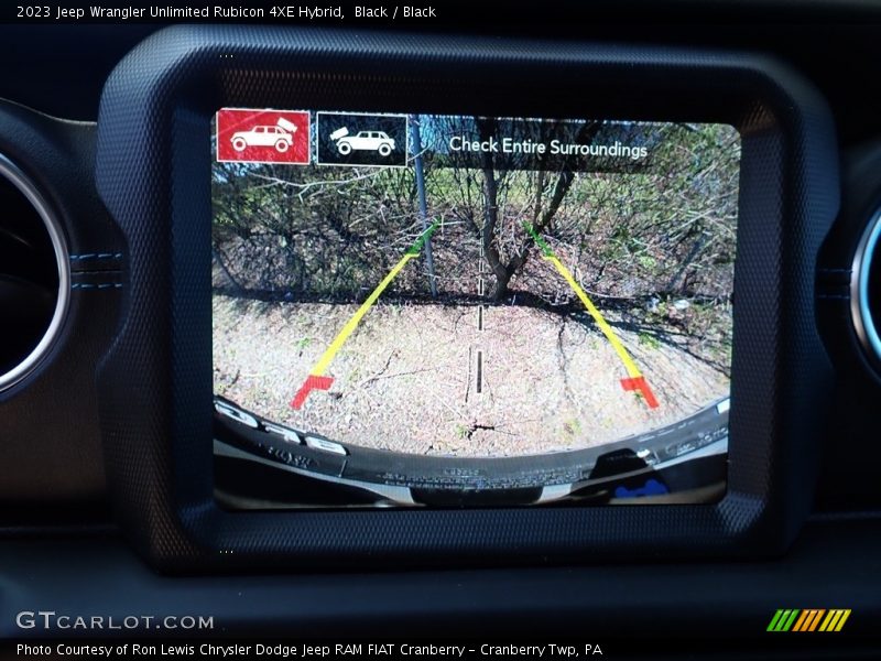 Black / Black 2023 Jeep Wrangler Unlimited Rubicon 4XE Hybrid