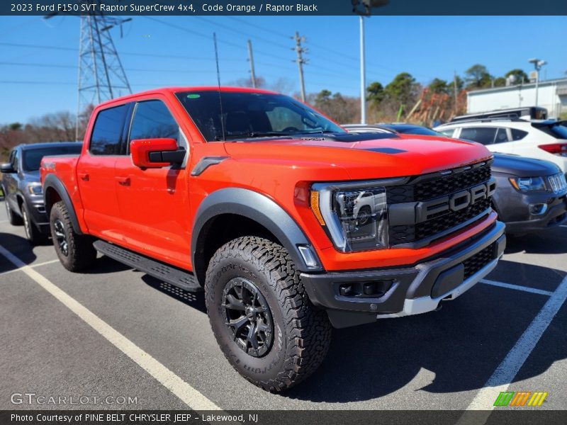 Front 3/4 View of 2023 F150 SVT Raptor SuperCrew 4x4