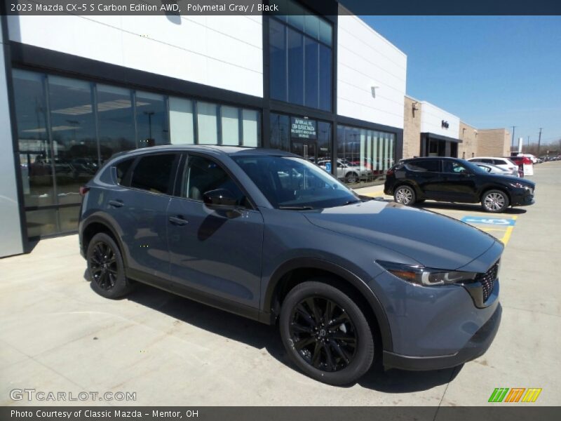 Polymetal Gray / Black 2023 Mazda CX-5 S Carbon Edition AWD
