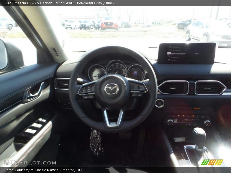 Polymetal Gray / Black 2023 Mazda CX-5 S Carbon Edition AWD