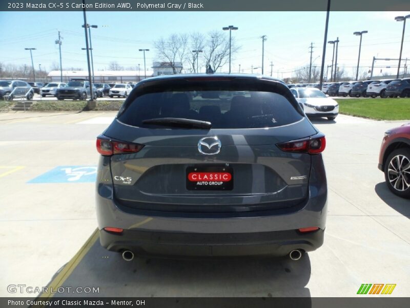 Polymetal Gray / Black 2023 Mazda CX-5 S Carbon Edition AWD