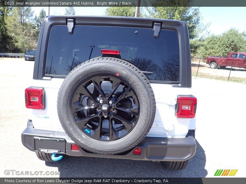 Bright White / Black 2023 Jeep Wrangler Unlimited Sahara 4XE Hybrid