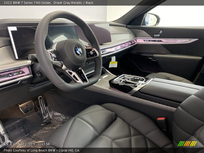 Dravit Gray Metallic / Black 2023 BMW 7 Series 740i Sedan