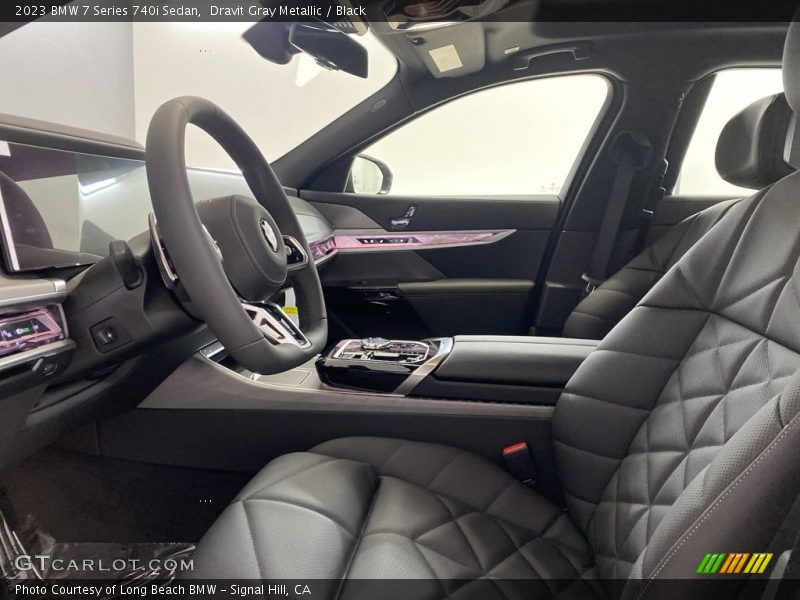 Front Seat of 2023 7 Series 740i Sedan