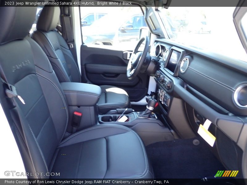 Bright White / Black 2023 Jeep Wrangler Unlimited Sahara 4XE Hybrid