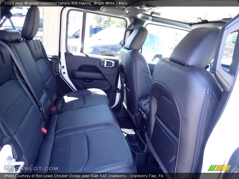 Bright White / Black 2023 Jeep Wrangler Unlimited Sahara 4XE Hybrid