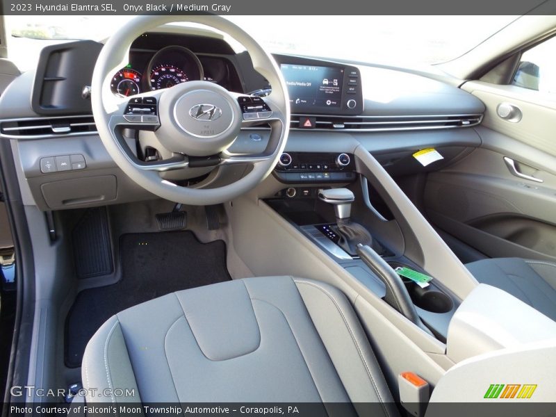  2023 Elantra SEL Medium Gray Interior