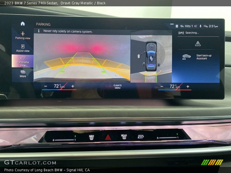 Controls of 2023 7 Series 740i Sedan