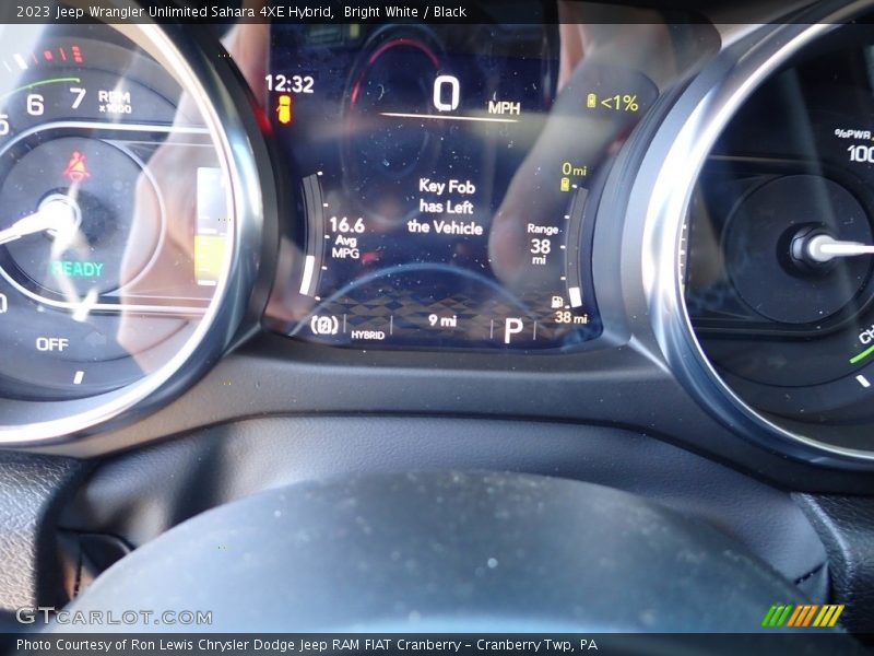 Bright White / Black 2023 Jeep Wrangler Unlimited Sahara 4XE Hybrid