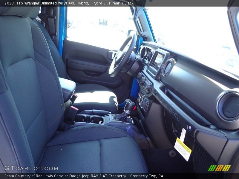 Hydro Blue Pearl / Black 2023 Jeep Wrangler Unlimited Willys 4XE Hybrid