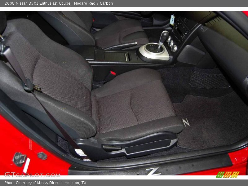 Nogaro Red / Carbon 2008 Nissan 350Z Enthusiast Coupe