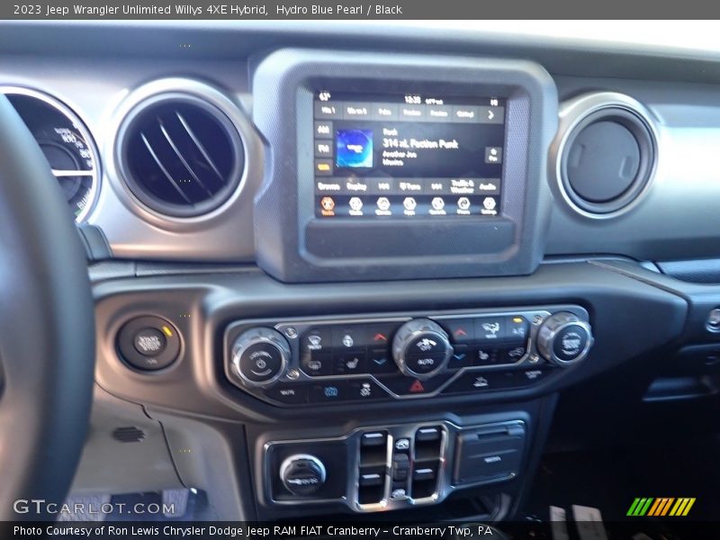 Hydro Blue Pearl / Black 2023 Jeep Wrangler Unlimited Willys 4XE Hybrid