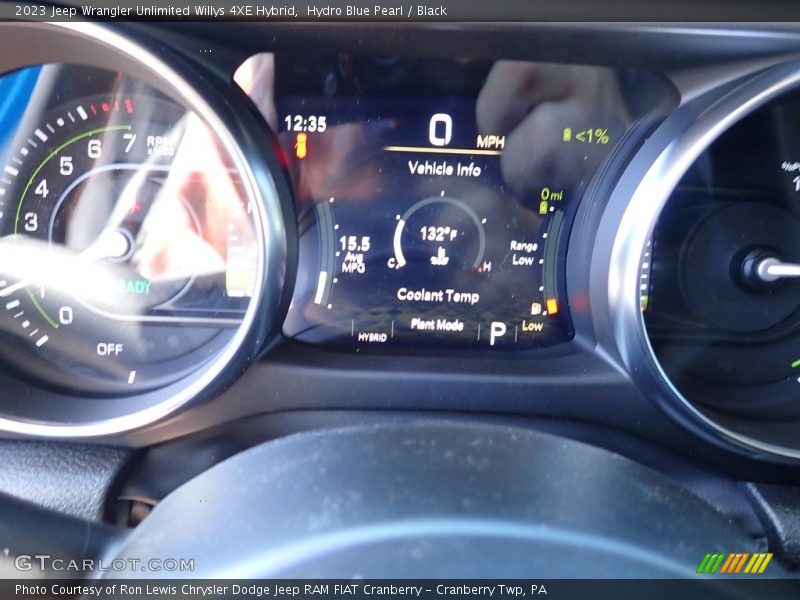 Hydro Blue Pearl / Black 2023 Jeep Wrangler Unlimited Willys 4XE Hybrid