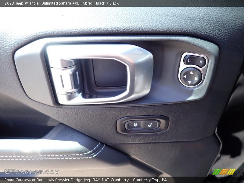 Black / Black 2023 Jeep Wrangler Unlimited Sahara 4XE Hybrid