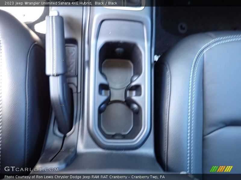 Black / Black 2023 Jeep Wrangler Unlimited Sahara 4XE Hybrid
