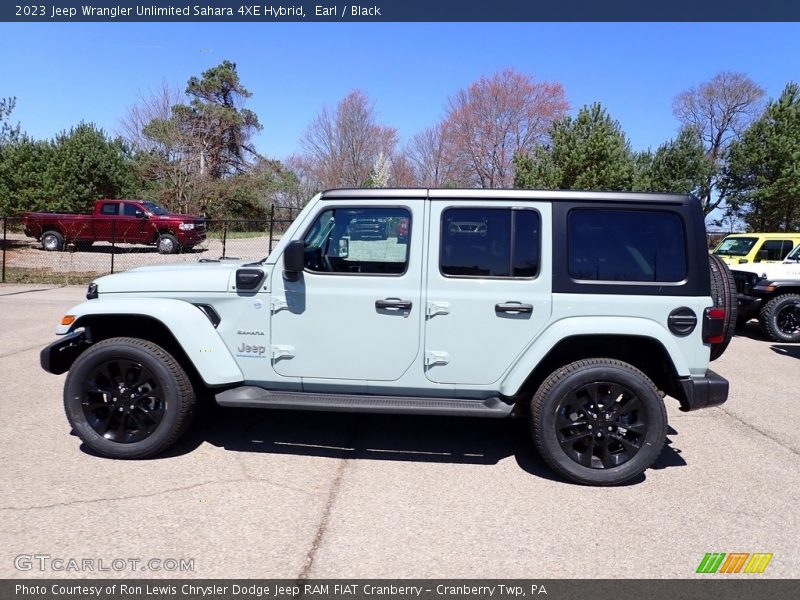 Earl / Black 2023 Jeep Wrangler Unlimited Sahara 4XE Hybrid