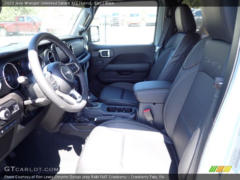 Earl / Black 2023 Jeep Wrangler Unlimited Sahara 4XE Hybrid