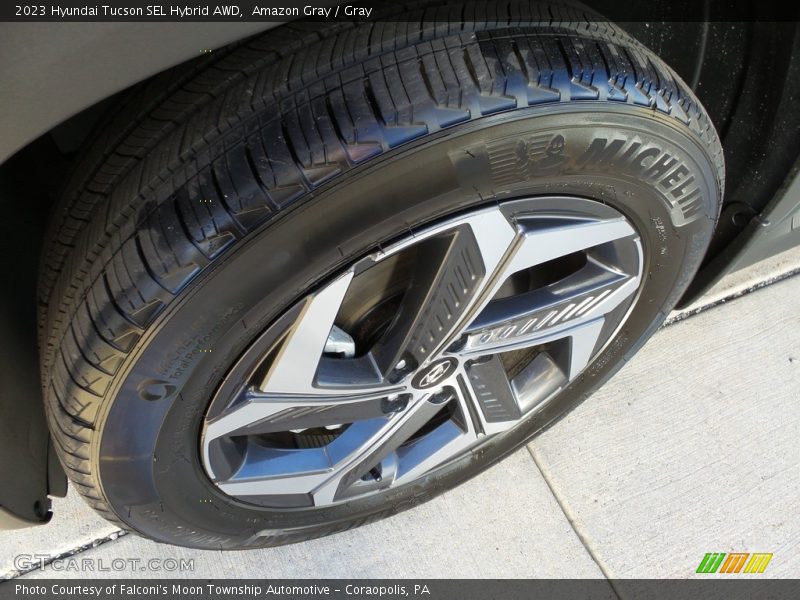 Amazon Gray / Gray 2023 Hyundai Tucson SEL Hybrid AWD