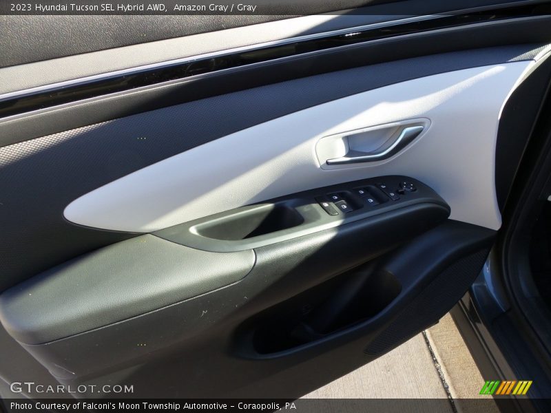 Amazon Gray / Gray 2023 Hyundai Tucson SEL Hybrid AWD