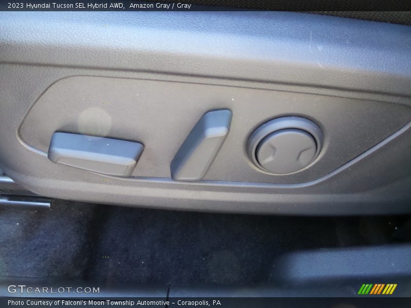 Amazon Gray / Gray 2023 Hyundai Tucson SEL Hybrid AWD