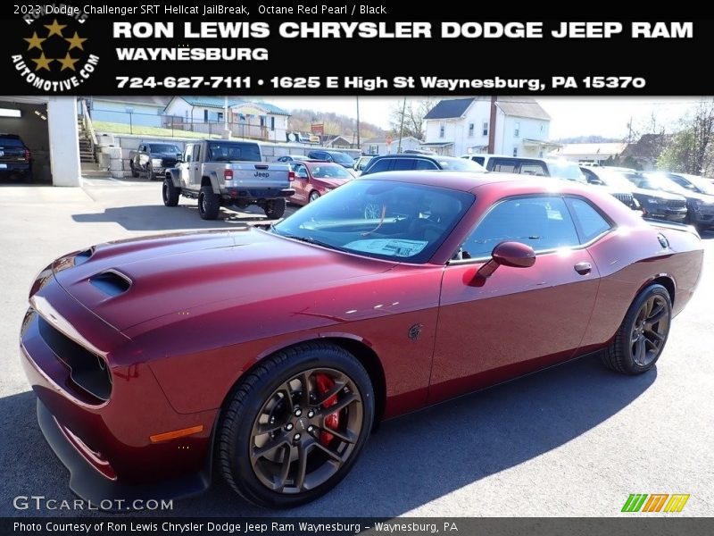 Octane Red Pearl / Black 2023 Dodge Challenger SRT Hellcat JailBreak
