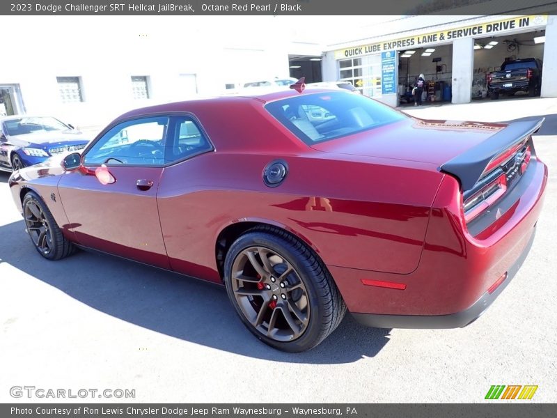 Octane Red Pearl / Black 2023 Dodge Challenger SRT Hellcat JailBreak