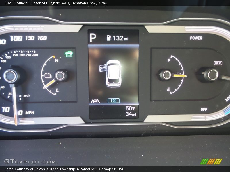 Amazon Gray / Gray 2023 Hyundai Tucson SEL Hybrid AWD