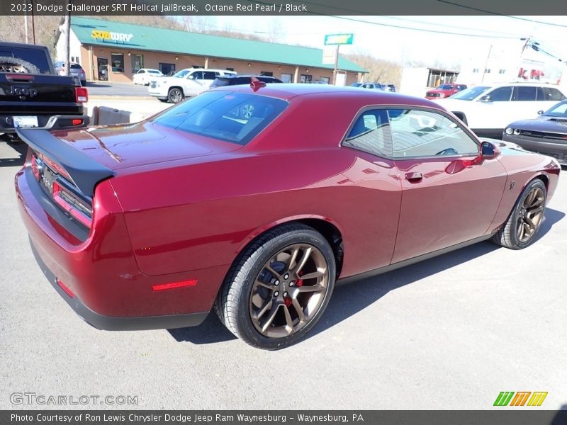 Octane Red Pearl / Black 2023 Dodge Challenger SRT Hellcat JailBreak