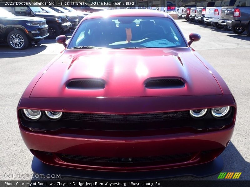 Octane Red Pearl / Black 2023 Dodge Challenger SRT Hellcat JailBreak