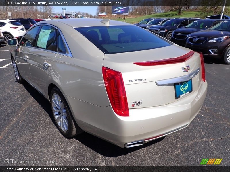 Silver Coast Metallic / Jet Black 2016 Cadillac XTS Luxury AWD Sedan