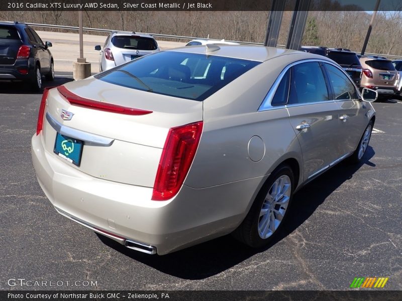 Silver Coast Metallic / Jet Black 2016 Cadillac XTS Luxury AWD Sedan