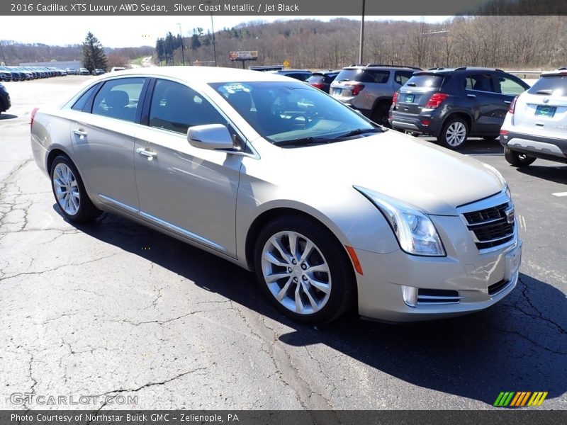 Silver Coast Metallic / Jet Black 2016 Cadillac XTS Luxury AWD Sedan