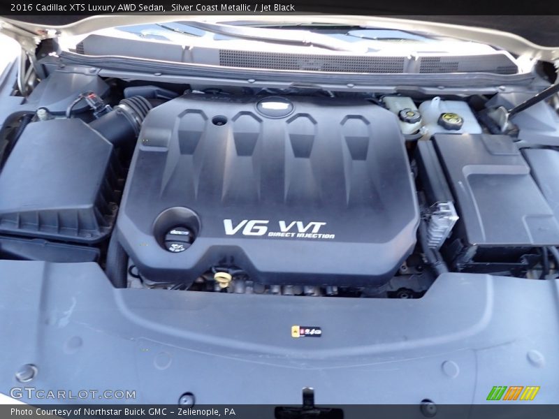 Silver Coast Metallic / Jet Black 2016 Cadillac XTS Luxury AWD Sedan
