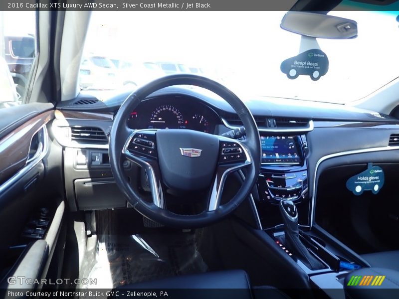 Silver Coast Metallic / Jet Black 2016 Cadillac XTS Luxury AWD Sedan
