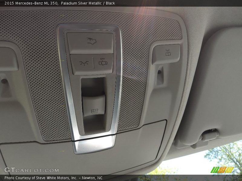 Paladium Silver Metallic / Black 2015 Mercedes-Benz ML 350