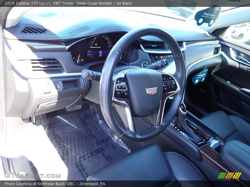 Silver Coast Metallic / Jet Black 2016 Cadillac XTS Luxury AWD Sedan