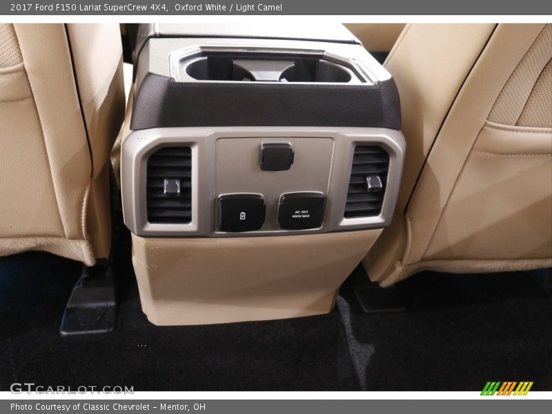 Oxford White / Light Camel 2017 Ford F150 Lariat SuperCrew 4X4
