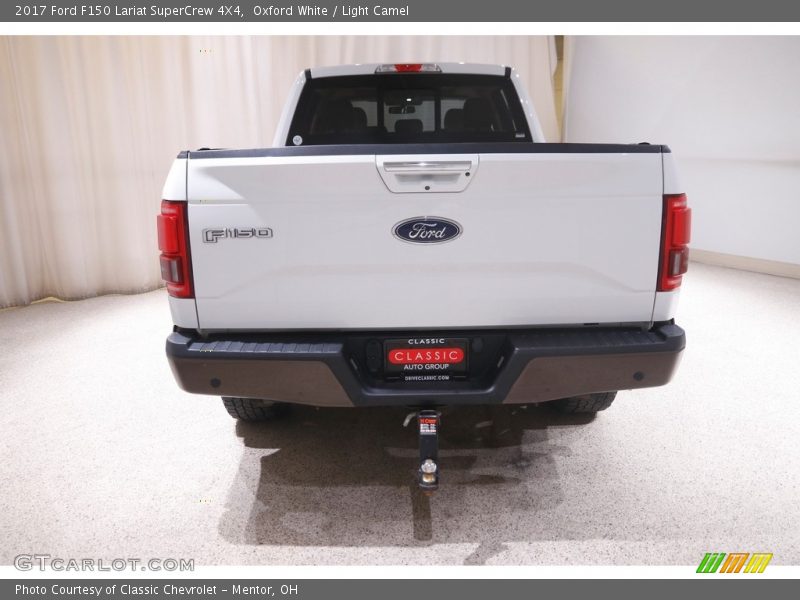 Oxford White / Light Camel 2017 Ford F150 Lariat SuperCrew 4X4