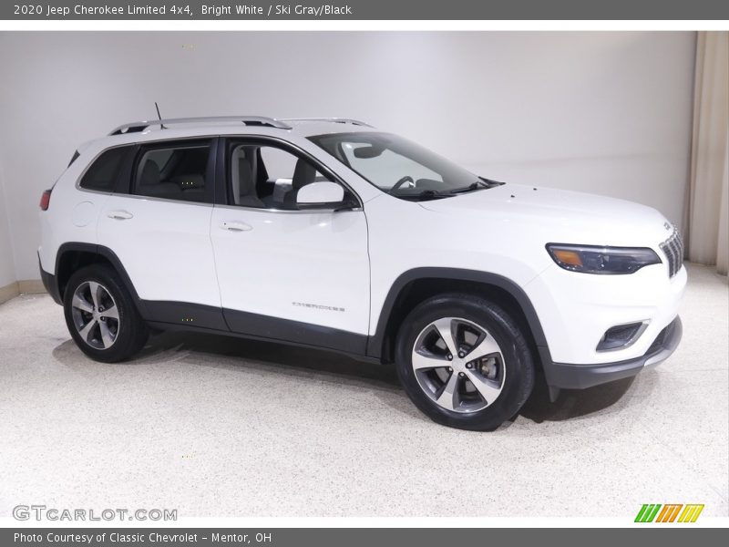 Bright White / Ski Gray/Black 2020 Jeep Cherokee Limited 4x4