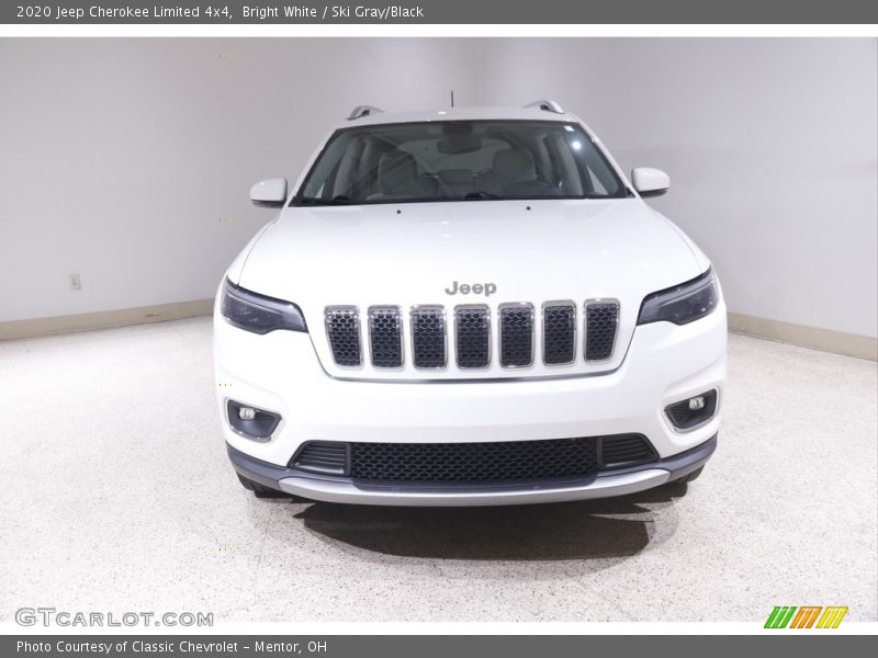 Bright White / Ski Gray/Black 2020 Jeep Cherokee Limited 4x4