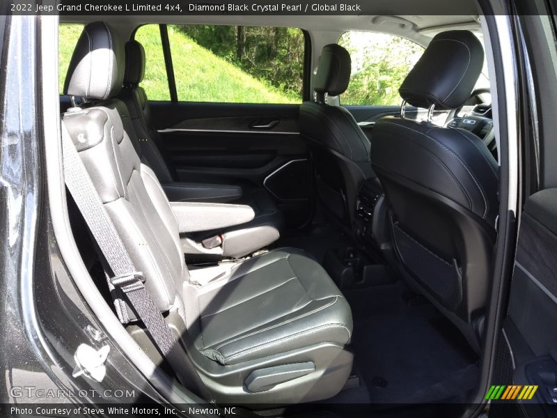 Diamond Black Crystal Pearl / Global Black 2022 Jeep Grand Cherokee L Limited 4x4