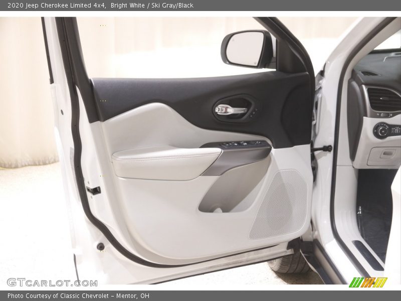 Bright White / Ski Gray/Black 2020 Jeep Cherokee Limited 4x4