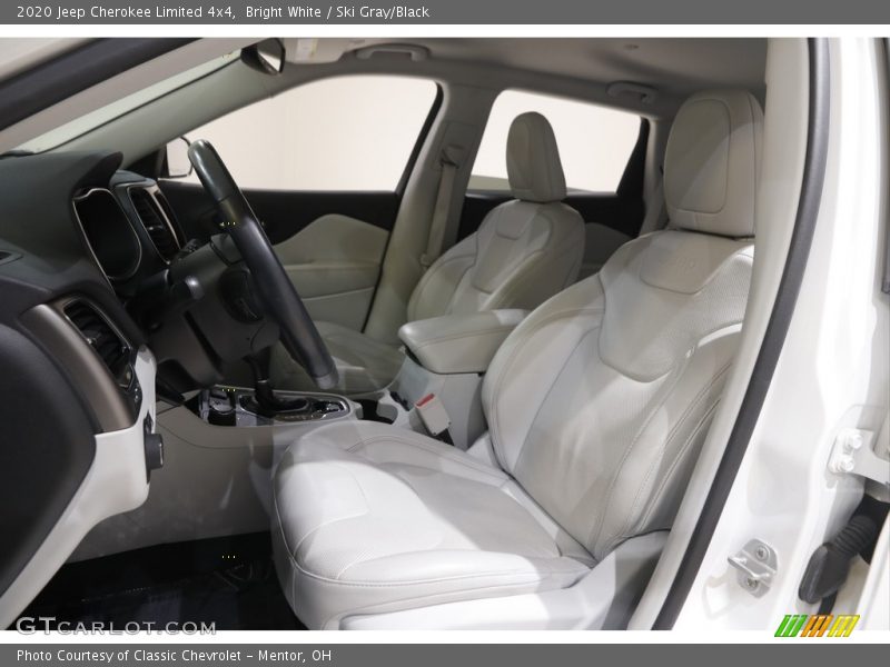 Bright White / Ski Gray/Black 2020 Jeep Cherokee Limited 4x4